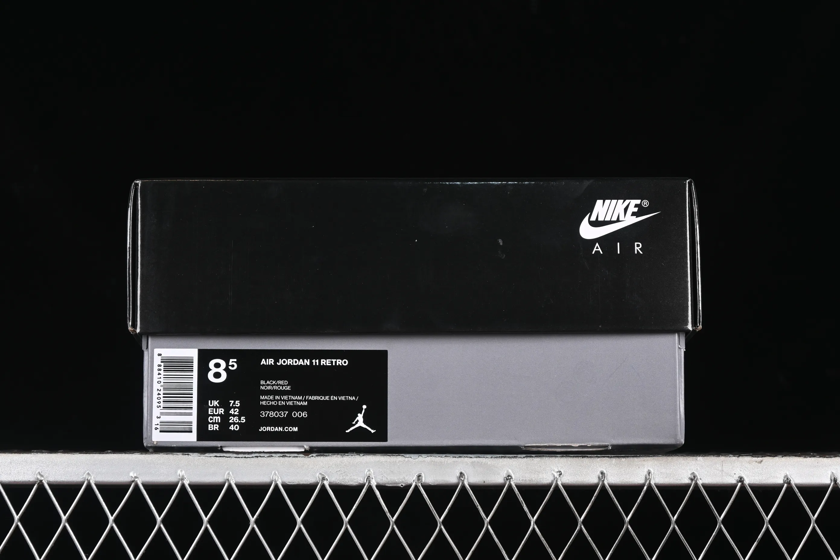All categories Air Jordan Jordan series basketball shoes Air Jordan 11 Air Jordan 11 Retro AJ11 Joe 11 Black Warrior high-top basketball shoes C378037-006